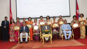 Female doctors honoured by the President