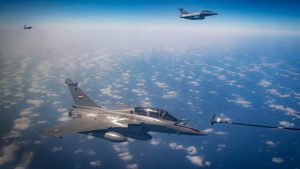 Egyptian jet gets refuelled midair by IAF aircraft