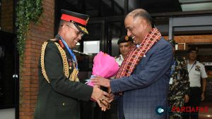 CoAS Sharma Returns from IPACC in India