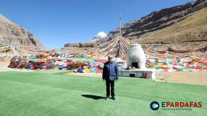 PM Prachanda Observes Manasarovar and Mount Kailash [Photos]