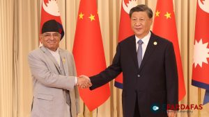 Prime Minister Dahal Meets Chinese President Xi Jinping During Official Visit to China