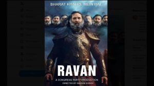 BJP’s Attack: Rahul Gandhi Portrayed as ‘New Age Ravan’