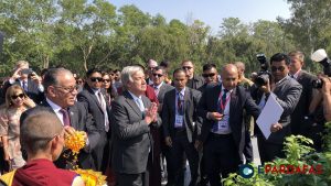 Guterres arrives in Lumbini