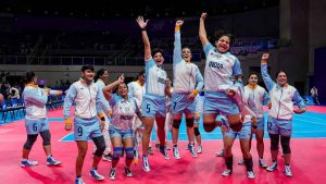 India reach 100-medal target with women’s kabaddi gold