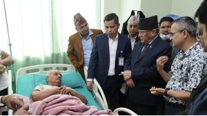 PM Dahal enquires about Acharya’s health condition