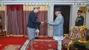 Newly-appointed EU Ambassador Presents Credentials to President Paudel