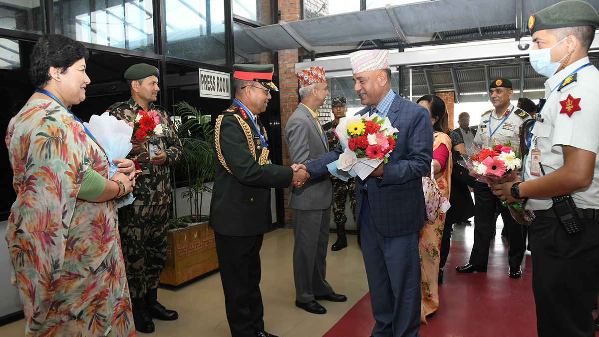 CoAS Sharma leaves for UK