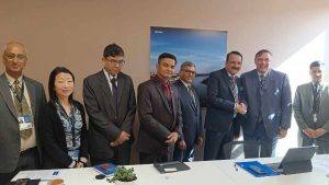 Finance Minister Dr Mahat meets IFC Vice President in Morocco