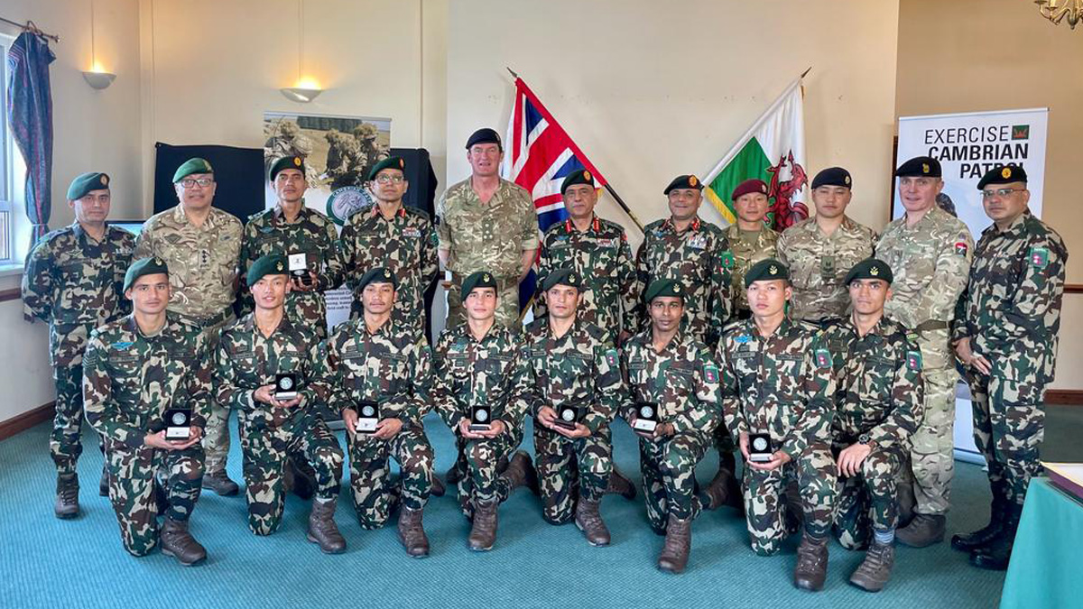 Silver Medal Victory for Nepali Army in UK's Exercise Cambrian Patrol-2023  - epardafas.com