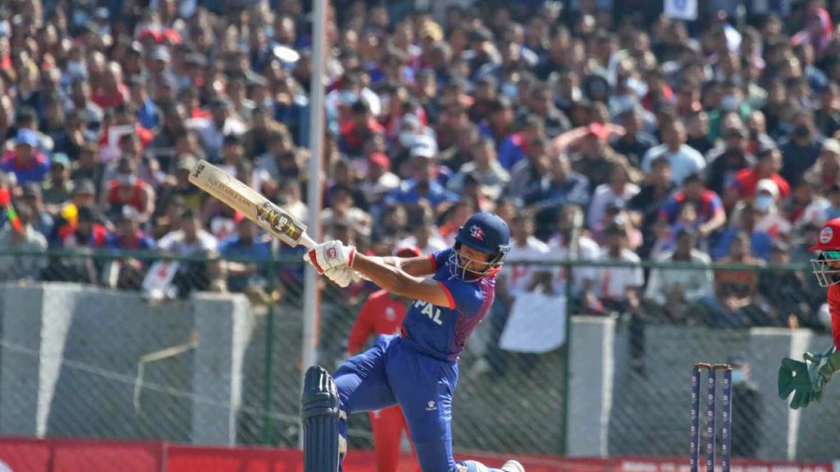 Nepal Sets a Target of 185 Runs for Oman