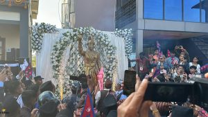Former King Gyanendra Unveils Prithvi Narayan Shah Statue in Birtamode