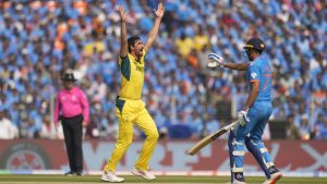 India Sets 241-Run Challenge for Australia in World Cup Final