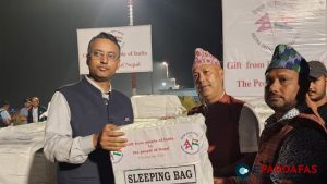 India’s Second Consignment of Earthquake Relief Materials Handed Over to the Government of Nepal