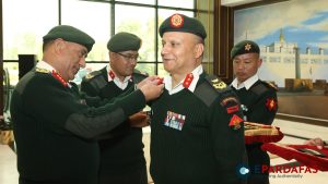 CoAS Confers Insignia on Major General Silwal and Three Colonels