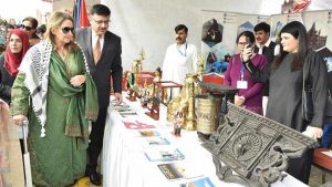 Nepali Elegance Graces Islamabad: Embassy Wows at POFWA Charity Bazar
