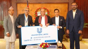 Unilever Nepal Contributes One Crore Rupees to Aid Earthquake Victims