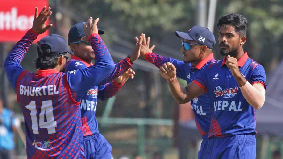 Final Match of Nepal with Oman goes to Super Over