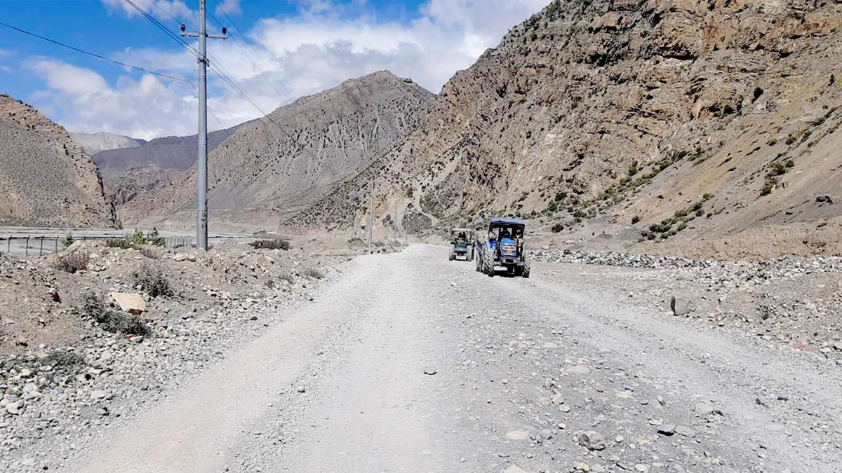 Mustang and Dolpa connected by motorable road