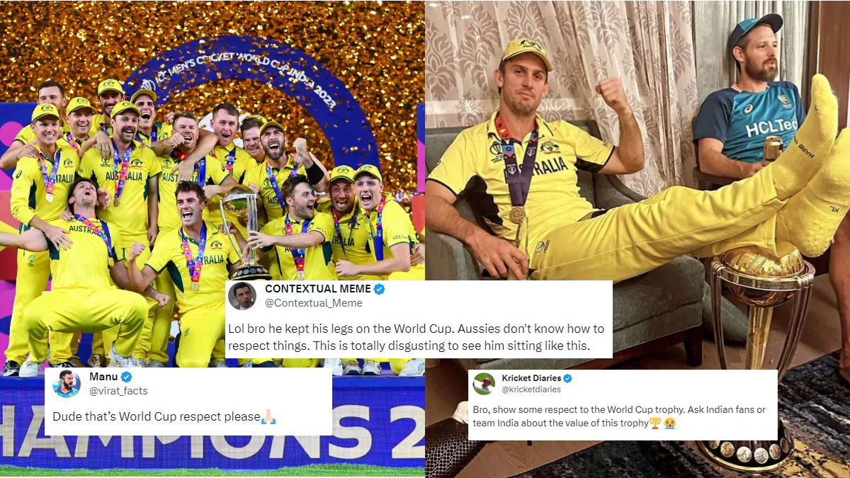Mitchell Marsh Faces Backlash for Disrespecting World Cup Trophy
