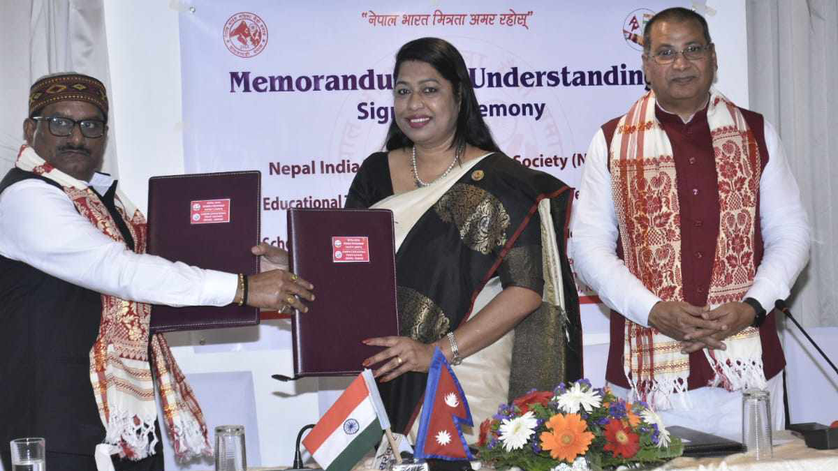 Nepal Bharat Mahila Maitri Samaj Signs MoU for Nepali Students’ Scholarships in Indian Institutions