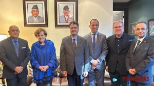 Foreign Minister N.P. Saud Holds Productive Meeting with MCC CEO Alice Albright