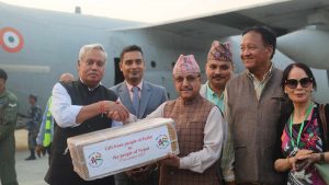 India Provides INR 10 Crore Worth of Emergency Relief Materials to Nepal