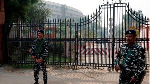 Smoke attack disrupts Indian parliament, four arrested