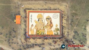 Janakpurdham Unveils Majestic 101-Quintal Grain Statue of Lord Sitaram