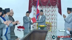 NHRC submits annual report to President Paudel