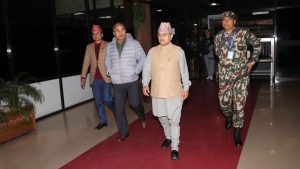 DPM and Defence Minister Khadka returns home from Ghana