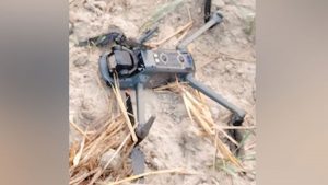 BSF recovers made-in China drone near Maboke village in Punjab’s Ferozepur district