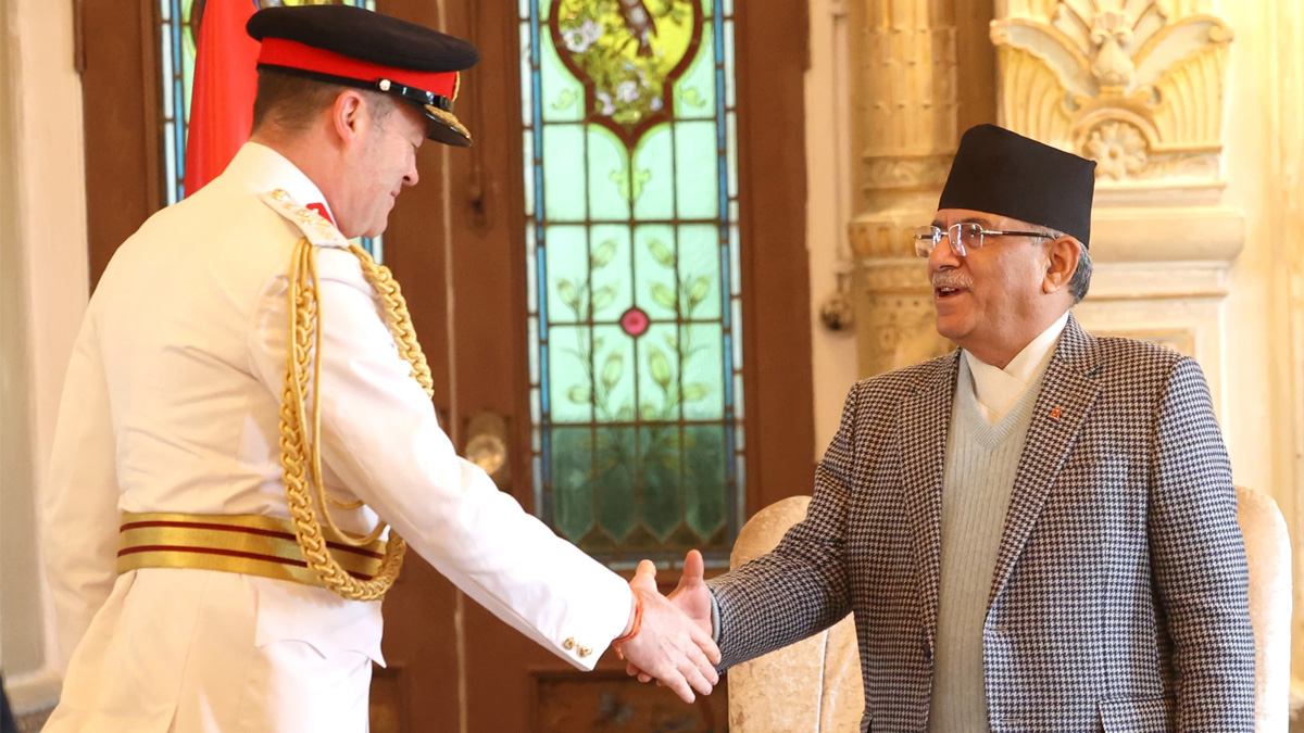 British Army Chief Meets PM Dahal