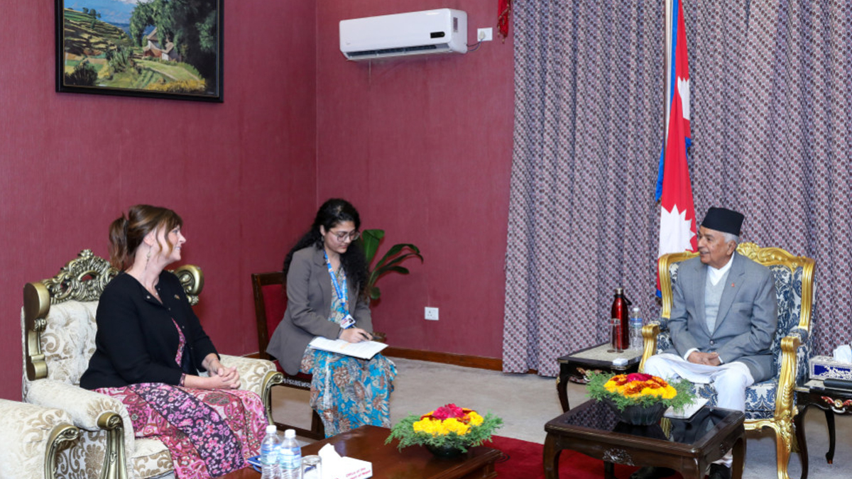 Ambassador Volk Meets President, Positive Talks on Bilateral Relations