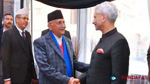India’s EAM Jaishankar Meets UML Chair Oli