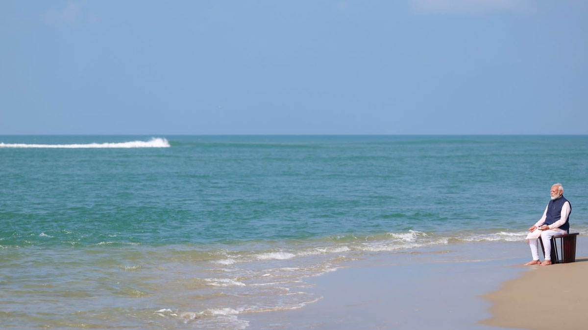 India’s PM Modi Performs “Pranayama” and Offers Prayers at Iconic Ram Setu