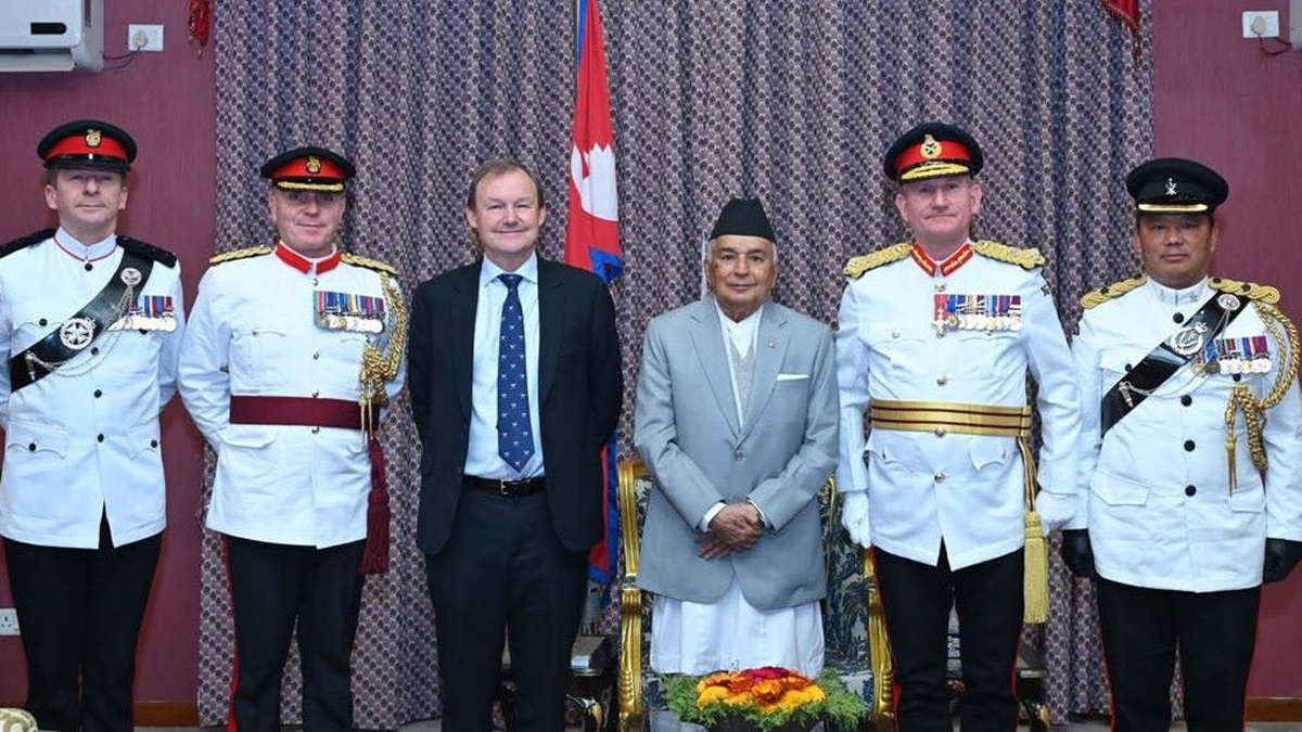 Annual Report of Brigade of Gurkhas Presented to President