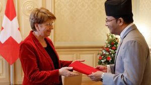 Ambassador Subedi Presents Credentials to Swiss President Amidst Ceremonial Splendor