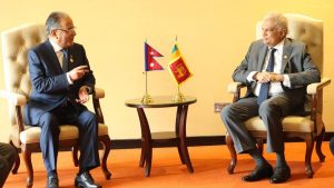 Prime Minister Prachanda Holds Talks with Sri Lankan President