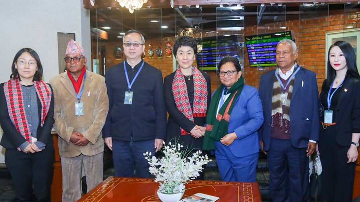 Chinese Communist Party Delegation Arrives in Nepal