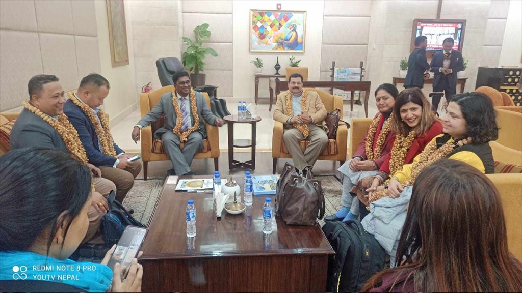 Nepalese Parliamentary Delegation Receives Warm Welcome in India ...