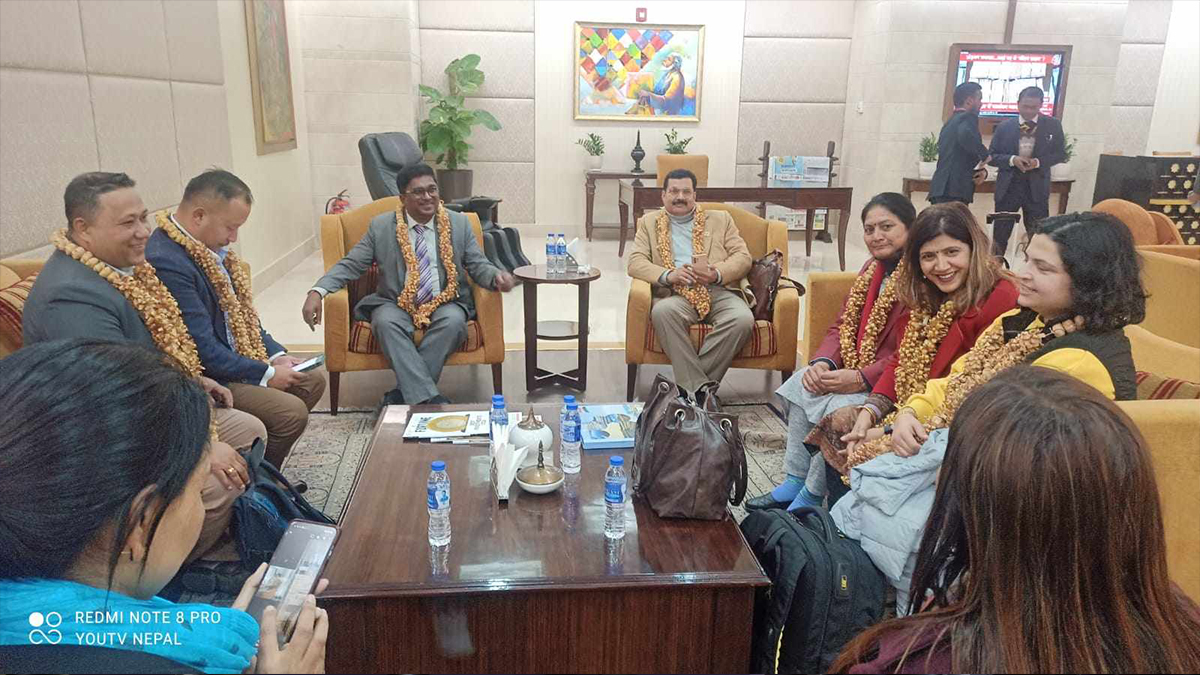 Nepalese Parliamentary Delegation Receives Warm Welcome in India