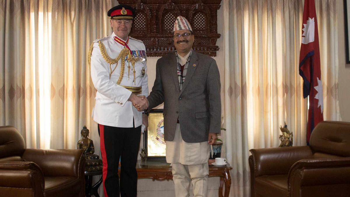 British Army Chief Meets FM Saud, British Gurkha Issues Discussed