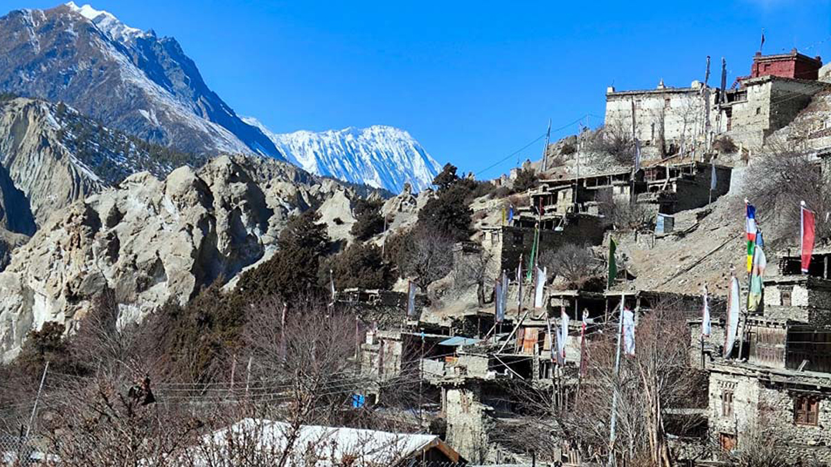Tourism and Development Drive Shift from Mud to Concrete Homes in Manang