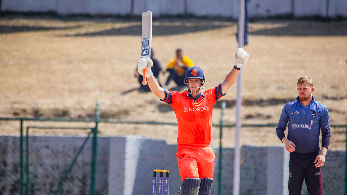 Netherlands posts 247 runs on the board! 248 target for Namibia