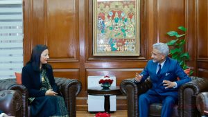 Meeting Between Indian Minister of External Affairs and Foreign Secretary