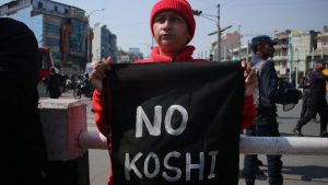 One Year Since Naming of Koshi Province, Black Day Observed in Kathmandu