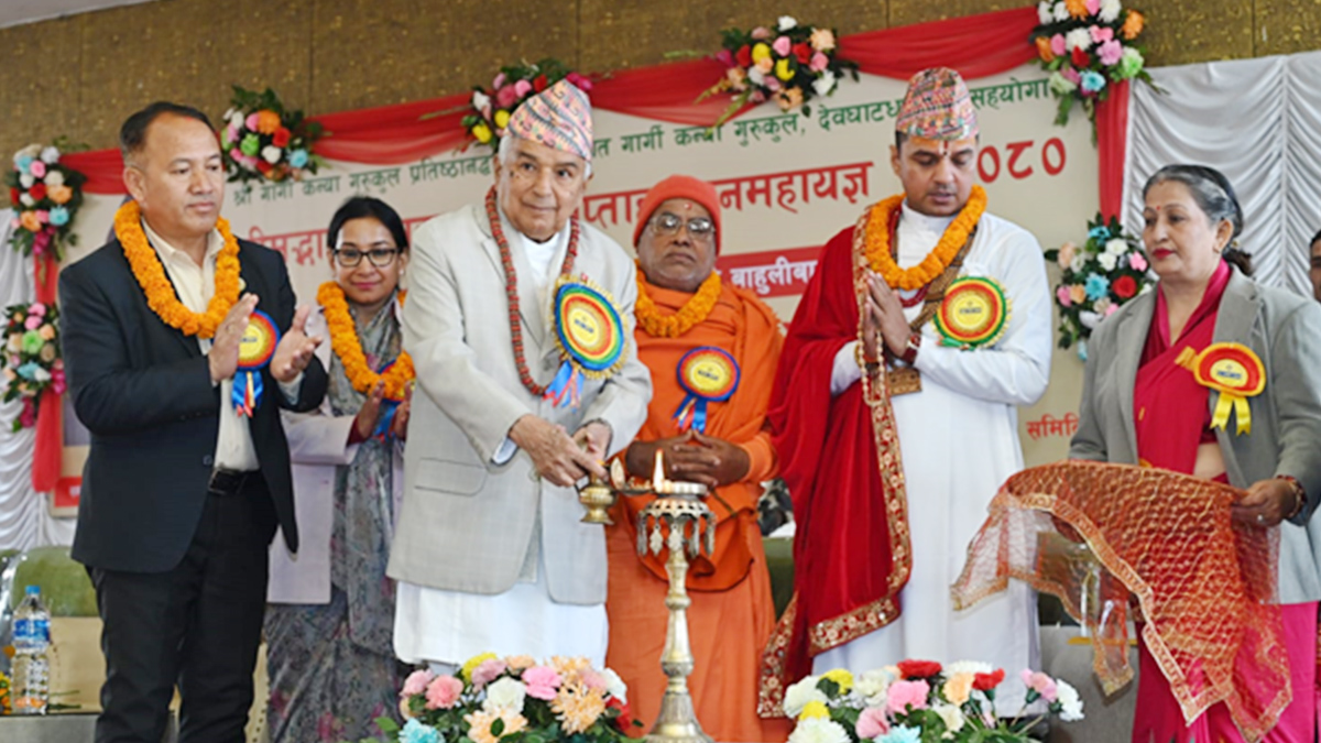 Nepal is origin of Vedic Sanatana culture: President Paudel