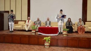Parliament’s Secretary-General Pandey administered oath of office and secrecy