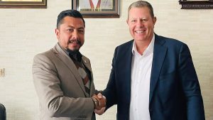 ICC President Greg Barclay Meets Sports Minister Shrestha