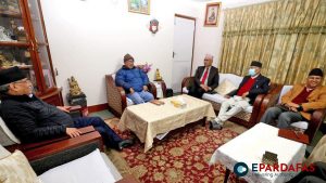 PM Dahal and Oli Reach out to Madhav Nepal’s Residence, Urge Joining New Coalition